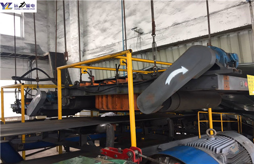 帶式電磁除鐵器，天津帶式電磁式除鐵器工作原理_天津帶式電磁式除鐵器構造選型_廠家