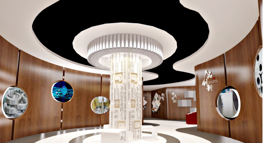 集團展廳文化墻設計