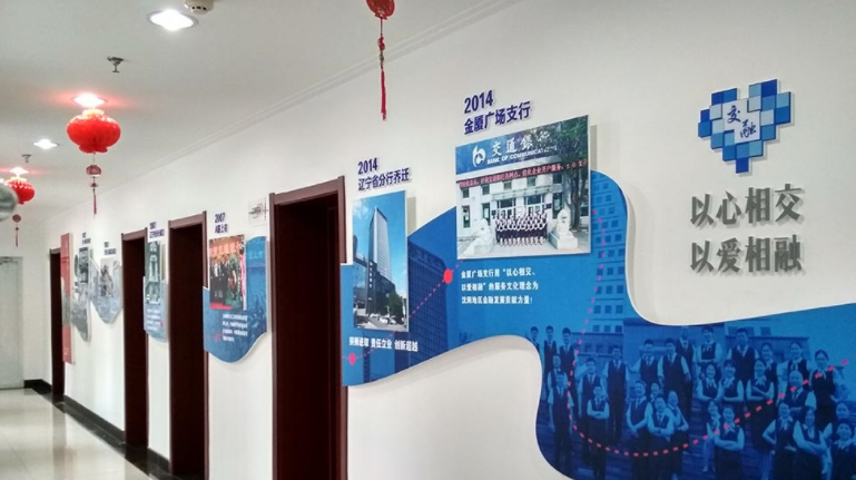 支行文化環境文化墻設計