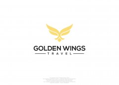 美國金翼旅行公司logo設計