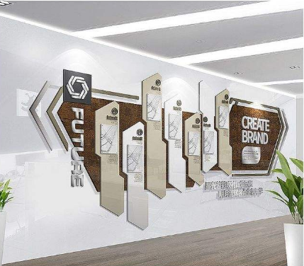 石家莊企業高端文化墻設計