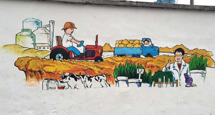 農(nóng)村墻體文化效果圖制作