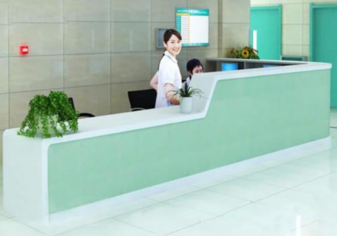 醫(yī)院前臺(tái)形象墻制作