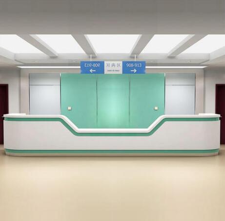 北京醫(yī)院前臺(tái)形象墻制作