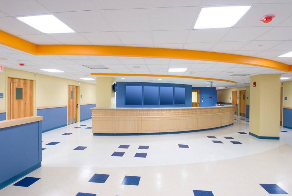 醫(yī)院前臺(tái)形象墻制作