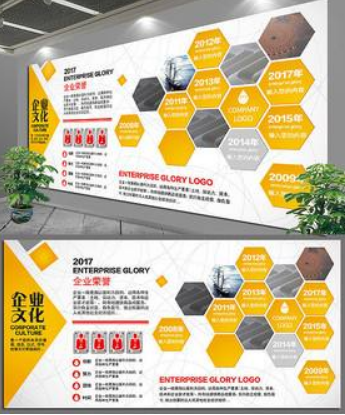 阿里巴巴公司內(nèi)部的企業(yè)文化墻