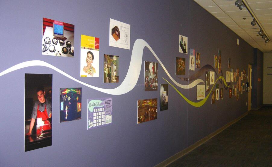 科技公司員工形象墻制作效果圖