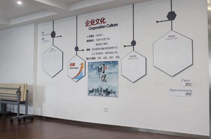 廣告公司員工形象墻制作效果圖