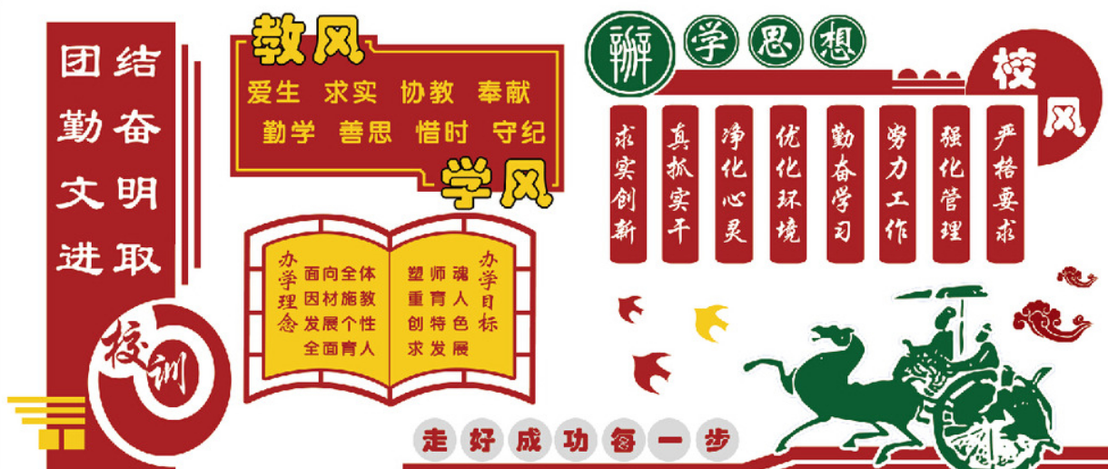 校園文化墻設(shè)計(jì)效果圖