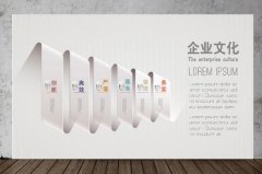 簡約公司文化墻制作