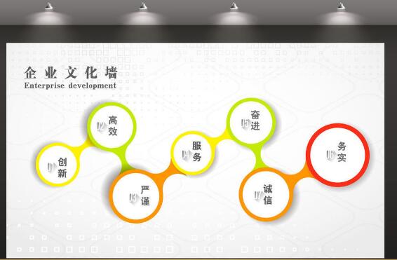 簡約公司文化墻制作