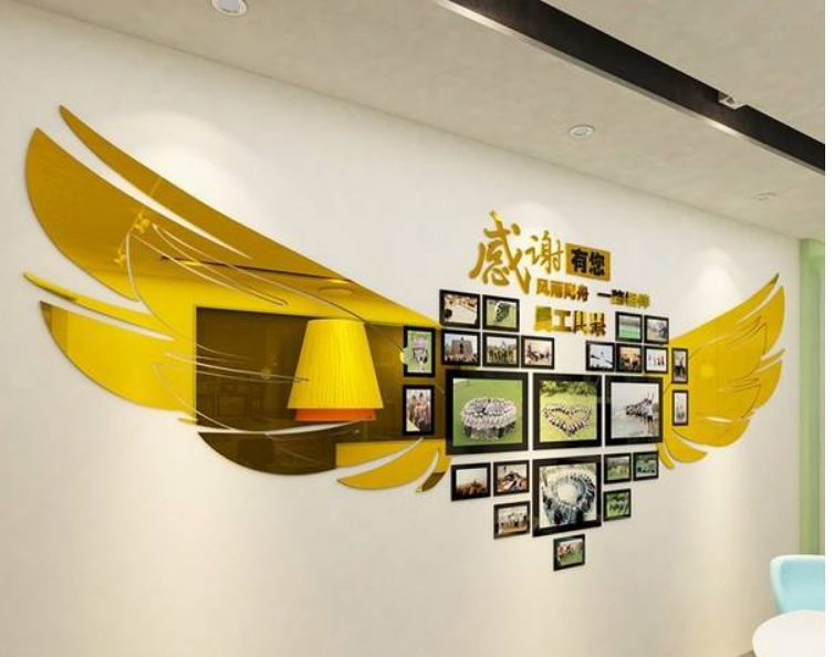 大型3d立體藍(lán)色商務(wù)企業(yè)文化墻企業(yè)形象墻