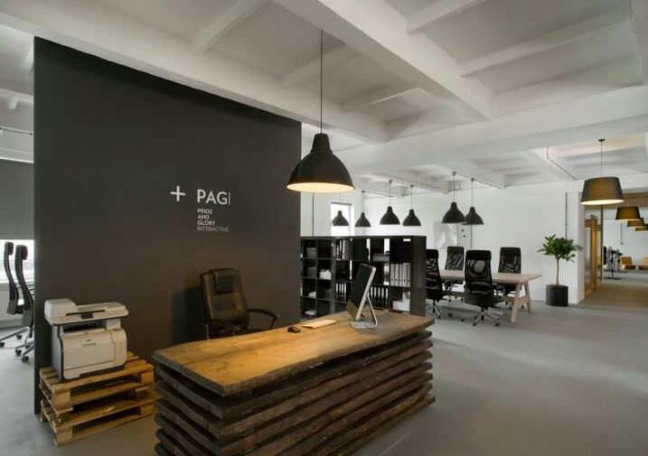 創意辦公室形象墻制作