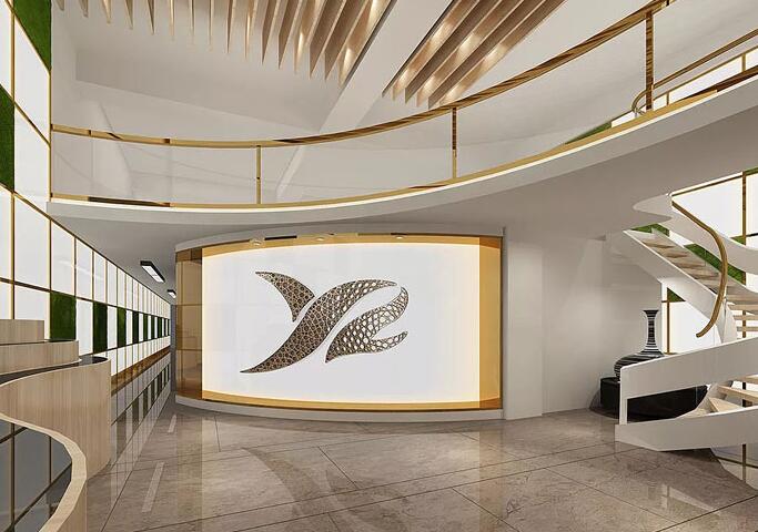 創意辦公室形象墻制作