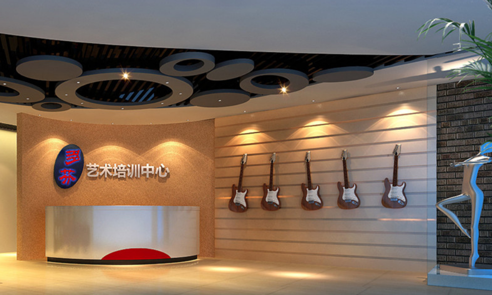 歐風培訓中心駕馭機構背景墻設計