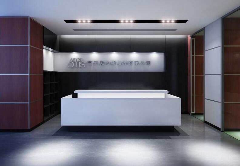 西子奧的斯電梯有限公司門廳形象墻制作