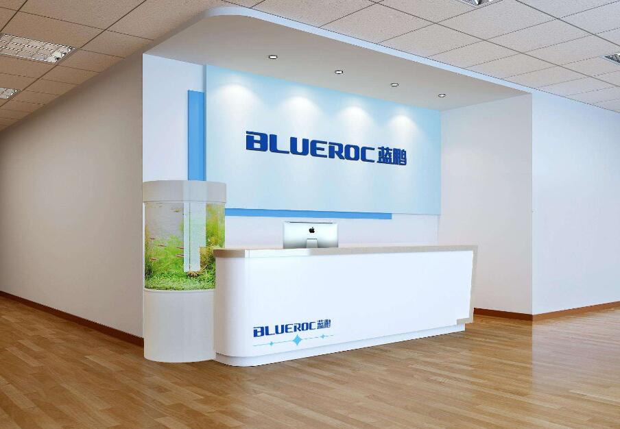 藍(lán)鵬公司辦公室背景墻制作