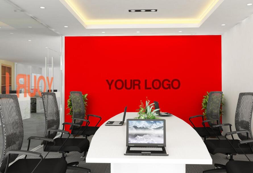辦公室背景墻制作