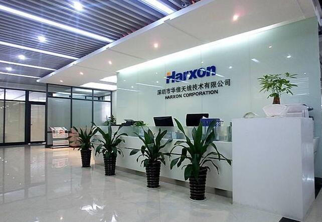 深圳市華信天線技術公司大廳形象墻制作