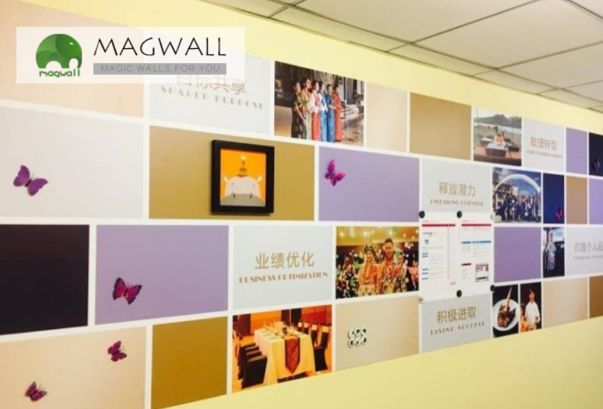 山西飯店墻繪文化墻制作