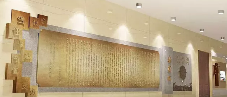 中式古典酒店飯店美食文化墻