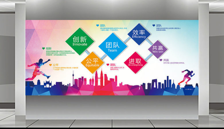 企業基金文化墻設計圖片大全