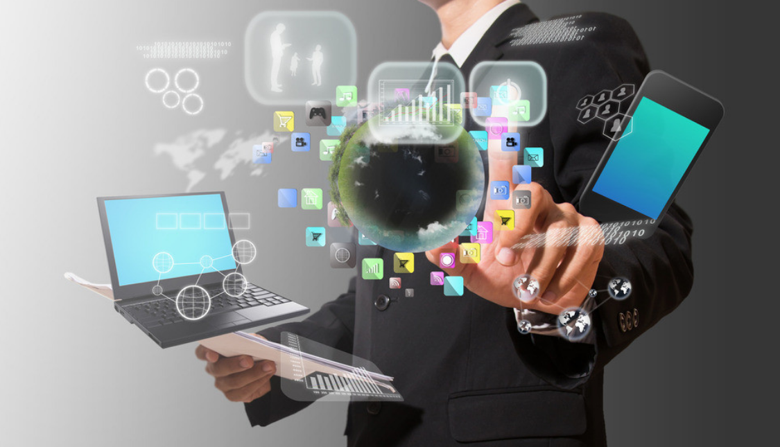 創意it企業導視文化墻設計