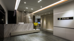 網絡科技公司前臺文化墻設計效果圖