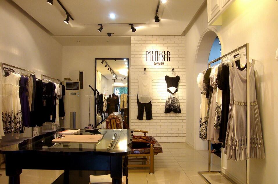 莎莎服裝店文化墻設計效果圖