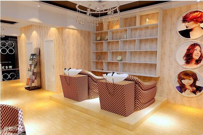 北京美容院店面文化墻設計效果圖