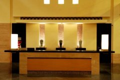 五星酒店前臺(tái)文化墻設(shè)計(jì)效果圖