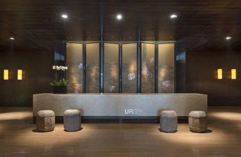 深圳五星酒店前臺文化墻設計效果圖