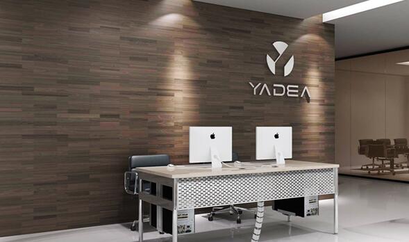 天津五星酒店前臺文化墻設計效果圖