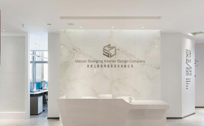 室內裝飾公司形象墻制作效果圖