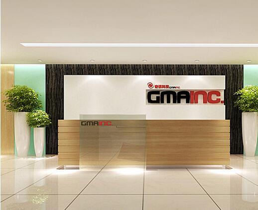 科技公司形象墻制作效果圖