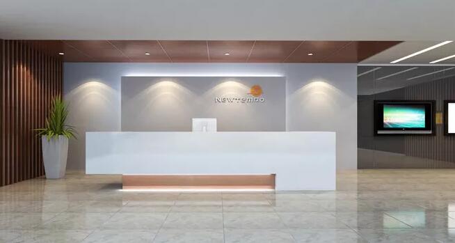 小型廣告公司背景墻制作效果圖