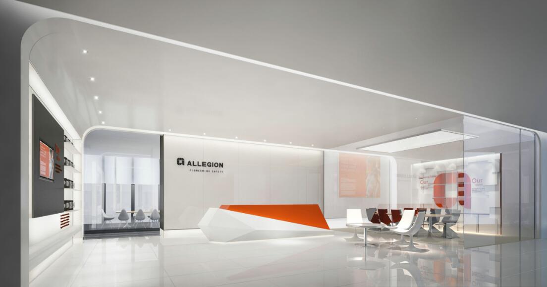 小型服裝有限公司門廳形象墻制作