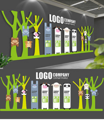 校園文化墻設計圖片