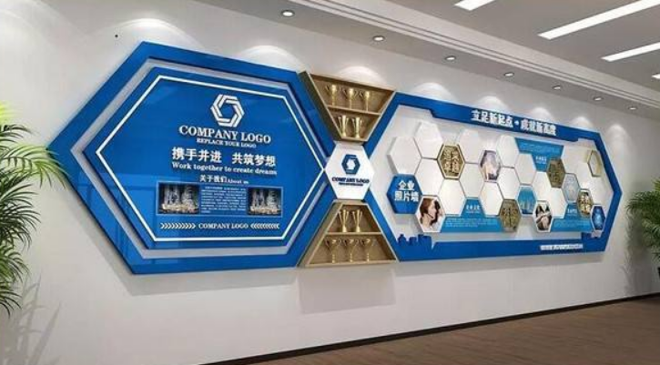企業(yè)文化墻科技展廳展館設(shè)計(jì)3d效果圖