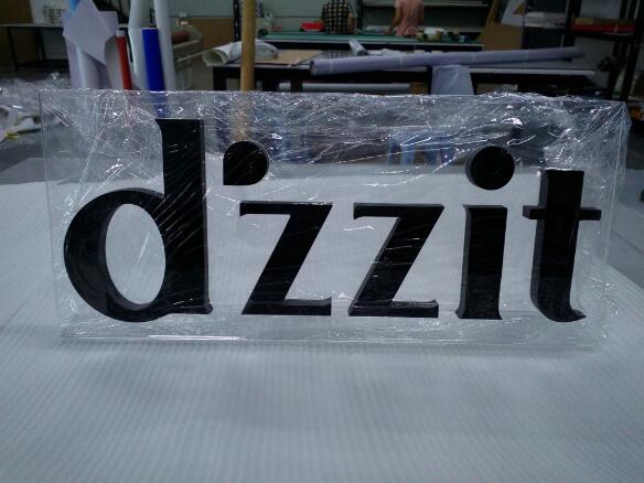 字母亞克力門頭制作工藝