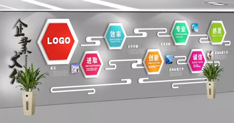 企業文化墻設計2