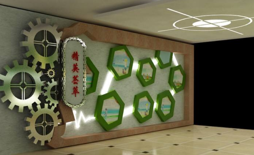 酒店文化墻設計圖片