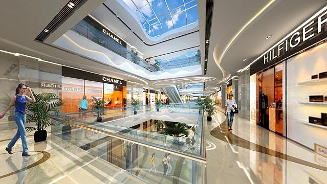 商場超市文化墻設計效果圖