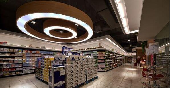 商場超市文化墻設計效果圖