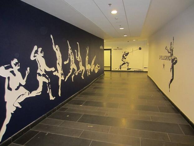 家居公司文化墻設計圖片