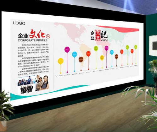 企業大事記文化墻時間軸設計公司發展歷程