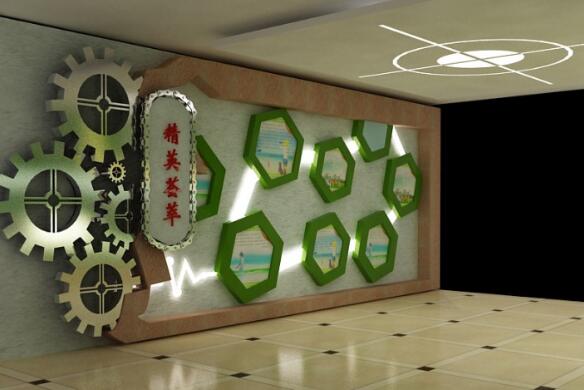 校園創意文化墻制作效果圖