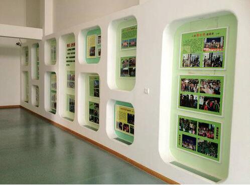 學校走廊創意文化墻制作效果圖