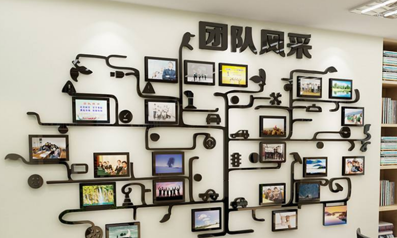 3d亞克力水晶立體墻貼辦公室公司文化墻