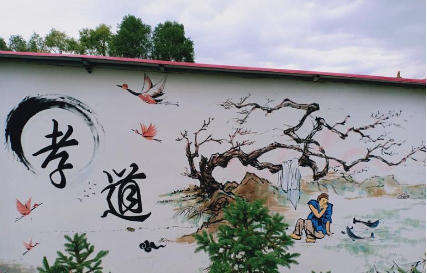 鄉村文化墻制作效果圖